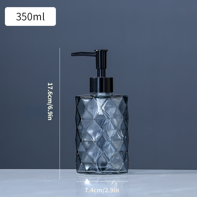 Glass Hand Sanitizer Bottle Soap Dispenser Pump Shower Gel Shampoo Lotion