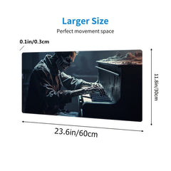 Ghost Pianist Mouse Pad Extended Gaming Desktop Pad