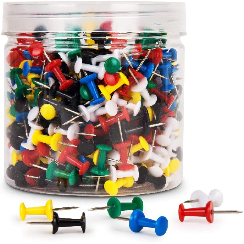 500pc Push Pins Thumb Tacks for Bulletin Board Office Decor