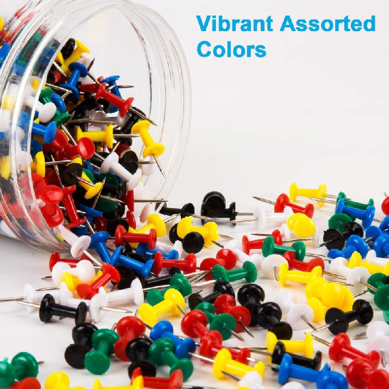 500pc Push Pins Thumb Tacks for Bulletin Board Office Decor