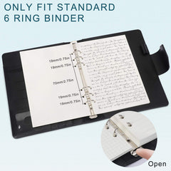 A5 Filler Paper 80 Sheets 6 Ring Loose Leaf Paper 6 Hole Punched 100 Gsm