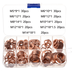 Copper Washer Gasket Set M8 M10 M12 M14 Sump Plugs