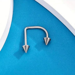 3pcs Hip Hop Lip Stud Piercing Earrings
