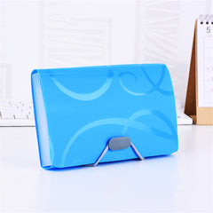 A6 Organ Bag Expanding File Folder Candy Colors School Supplies Organizer