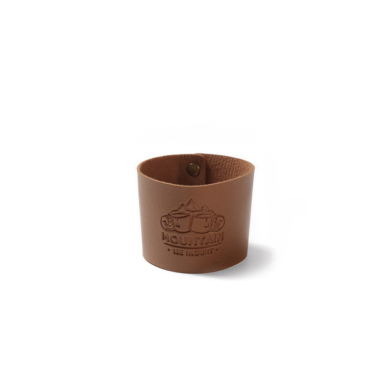 Vintage Printing PU Leather Cup Cover Sleeve Bag