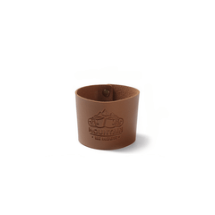 Vintage Printing PU Leather Cup Cover Sleeve Bag