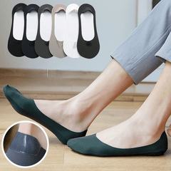 3 Pairs Casual Thin Boat Socks for Men