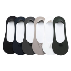 3 Pairs Casual Thin Boat Socks for Men