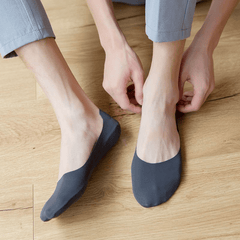 3 Pairs Casual Thin Boat Socks for Men