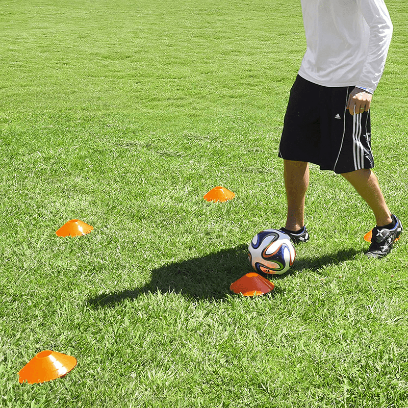 20pcs Agility Training Set - 6 Hurdles & 12 Cones Soccer Football Running
