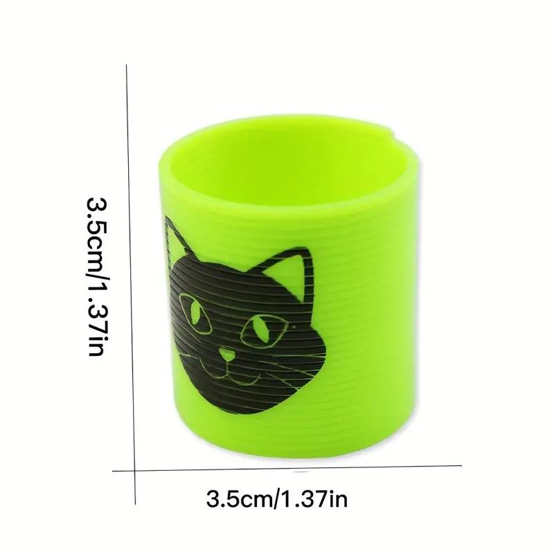 12pcs Halloween Pumpkin Rainbow Multicolor Pumpkin Ring Toys