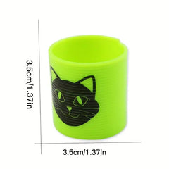 12pcs Halloween Pumpkin Rainbow Multicolor Pumpkin Ring Toys