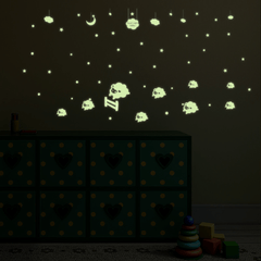 Luminous Cartoon Animals Fluorescence Stick Children Bedroom Adornment