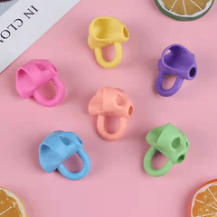 3pcs Finger Silicone Pencil Pen Holder Learning Tool Grip Posture Aid