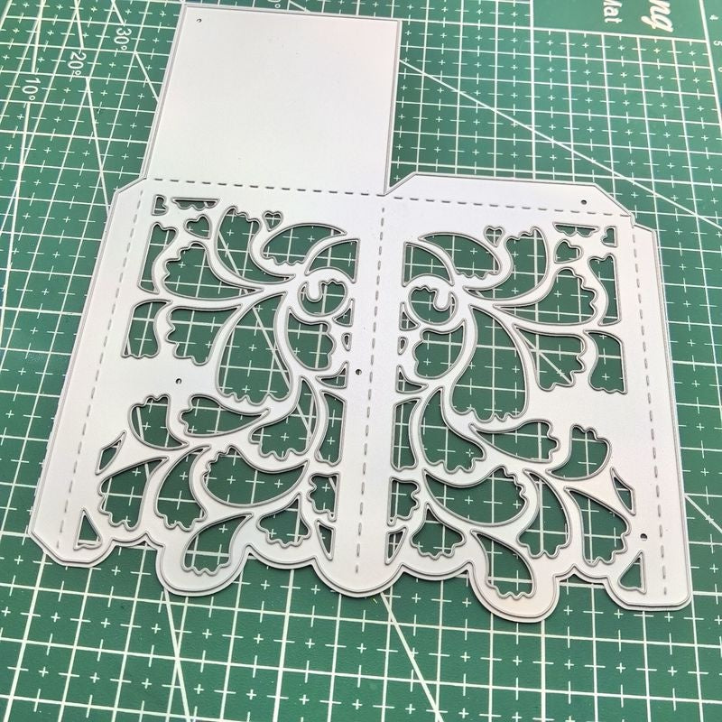 Lantern Box Metal Cutting Dies for Card Making
