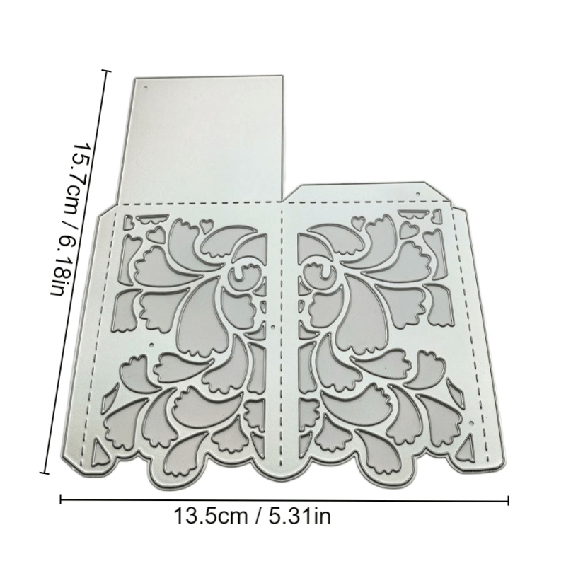 Lantern Box Metal Cutting Dies for Card Making