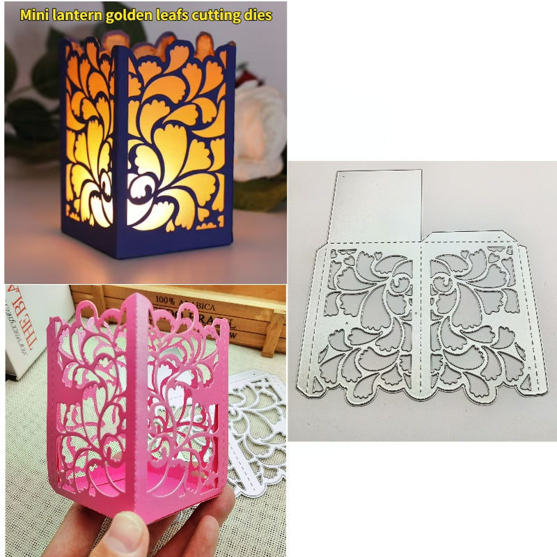 Lantern Box Metal Cutting Dies for Card Making