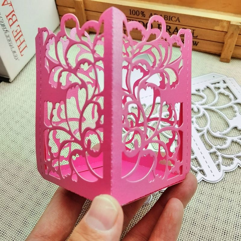 Lantern Box Metal Cutting Dies for Card Making