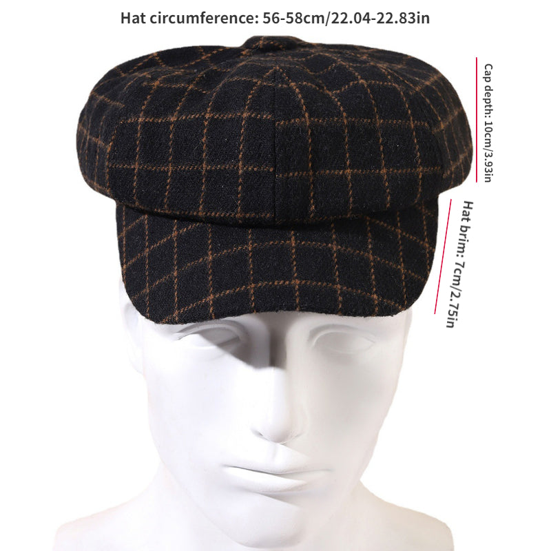 Dark Retro British Beret for Internet Celebs and Artists