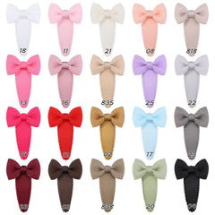 Bow Hair Clip Water Drop Sides Clips Hair Accessories for Baby Girls