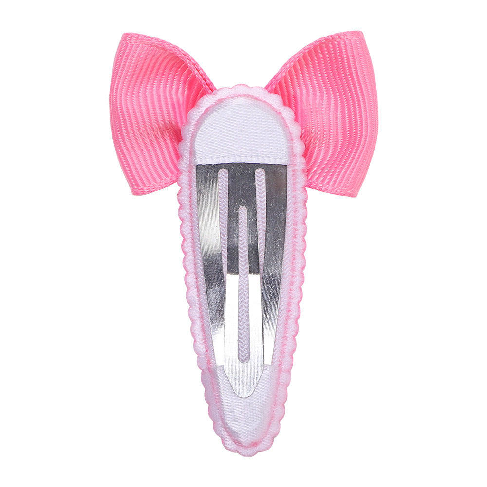 Bow Hair Clip Water Drop Sides Clips Hair Accessories for Baby Girls