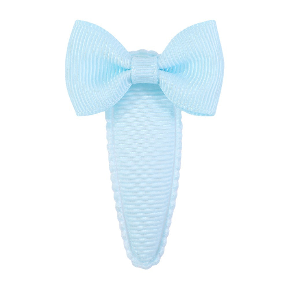 Bow Hair Clip Water Drop Sides Clips Hair Accessories for Baby Girls