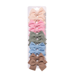 Lace Bow Hair Clips Holiday Baby Girls