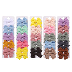 Lace Bow Hair Clips Holiday Baby Girls