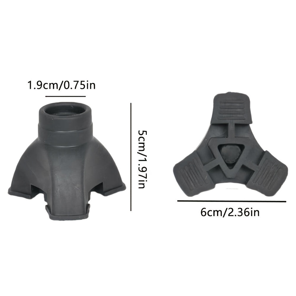 2pcs Rubber Tips for Stability and Grip, Durable Material