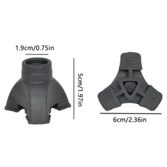 2pcs Rubber Tips for Stability and Grip, Durable Material