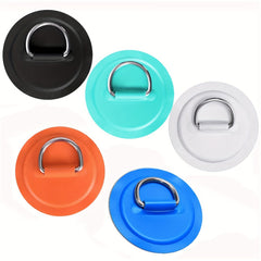 Stainless Steel D Ring Patch For Inflatable Boat Kayak D Ring PVC Patch