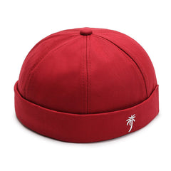 Coconut Tree Embroidered Hiphop Hat