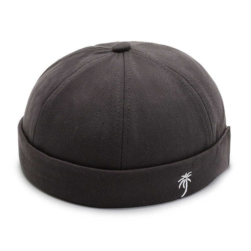 Coconut Tree Embroidered Hiphop Hat