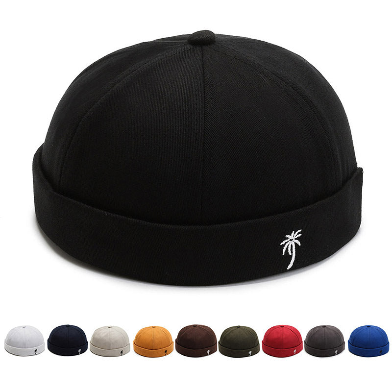 Coconut Tree Embroidered Hiphop Hat
