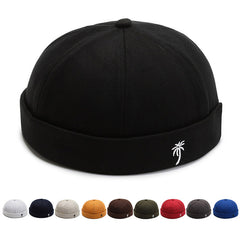Coconut Tree Embroidered Hiphop Hat