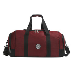 Canvas Travel Bag Waterproof Gym Bag Large Capacity Unisex Luggage Pouch
