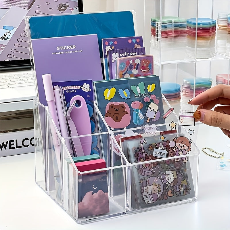 Acrylic Office Storage Box Large Capacity File Box