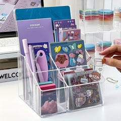 Acrylic Office Storage Box Large Capacity File Box