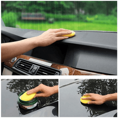 Car Waxing Polish Sponges High Density Foam Applicator Pads