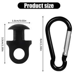 2 Pcs Beach Bag Pendant Metal Key Accessories
