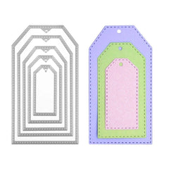 1pc Metal Cutting Dies Big Tag For Scrapbooking Card Craft DIY