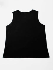 Skull Print Tank Top for Halloween