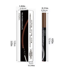 4 Tip Microblade Brow Pen Waterproof Precision Eyebrow Makeup Long Lasting