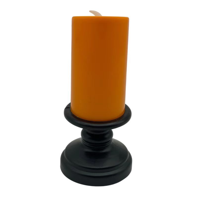 Halloween Pumpkin Lantern Candlestick Decor
