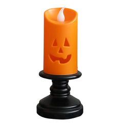 Halloween Pumpkin Lantern Candlestick Decor