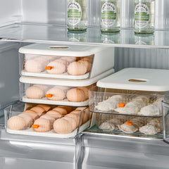 Refrigerator Egg Fresh Keeping Storage Box Drawer Leak Proof Plastic
