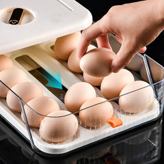 Refrigerator Egg Fresh Keeping Storage Box Drawer Leak Proof Plastic