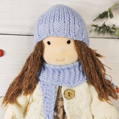 Handwoven Dress-up Doll by Artist - Collectible Item