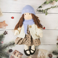 Handwoven Dress-up Doll by Artist - Collectible Item