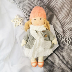 Handwoven Dress-up Doll by Artist - Collectible Item